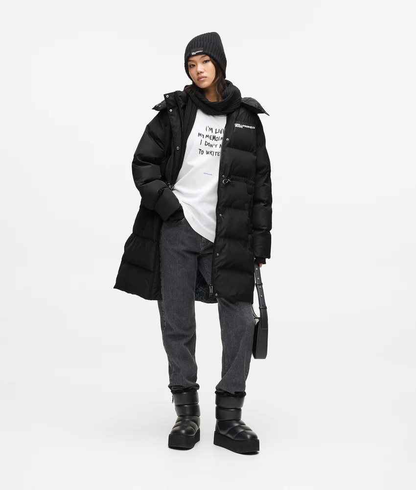 Long puffer jacket