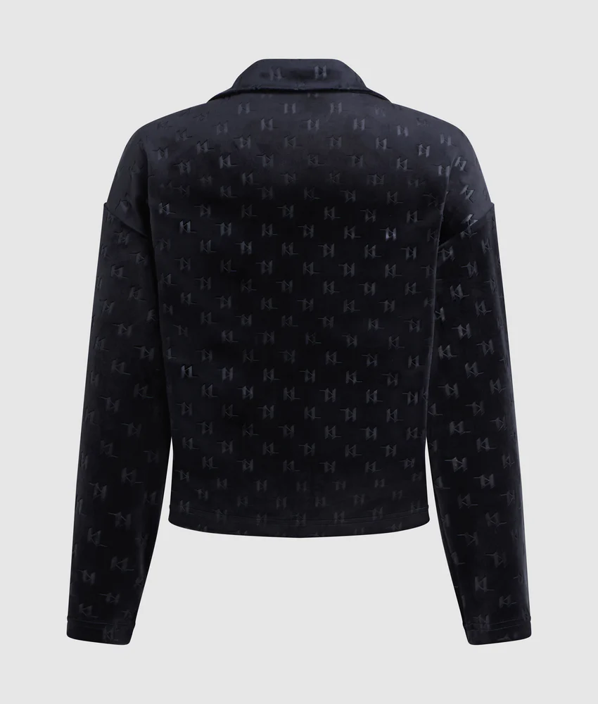 Monogram lounge polo shirt