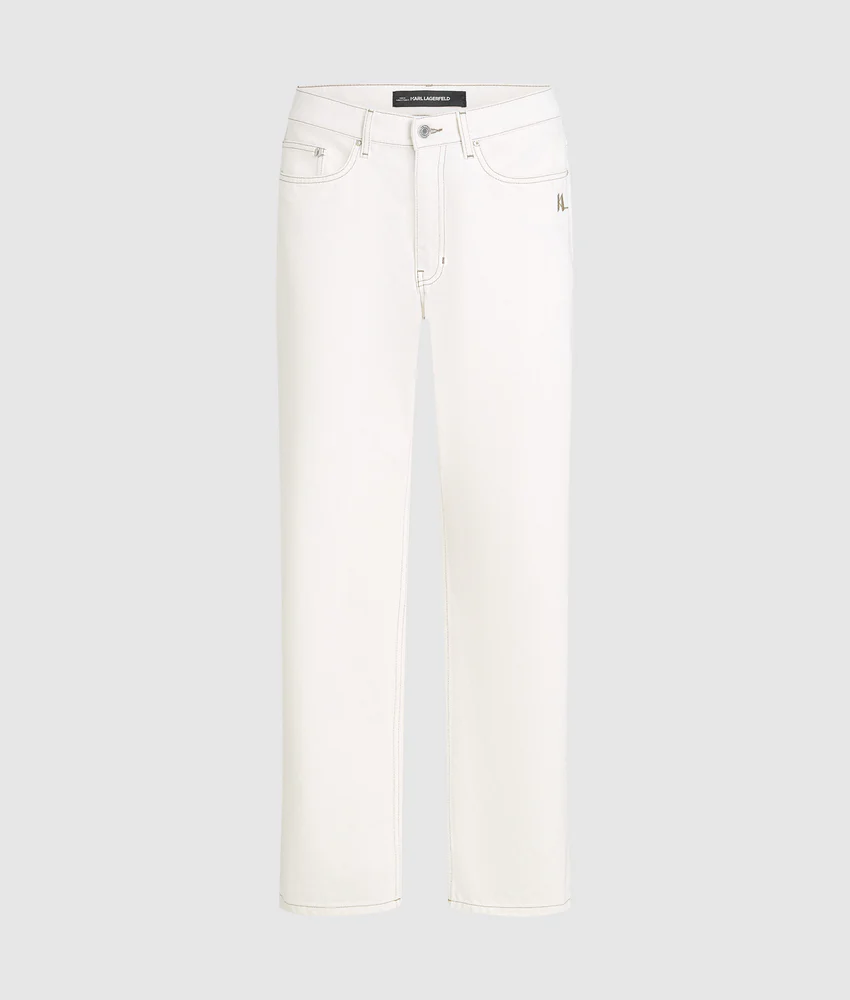 CONTRAST STITCH JEANS