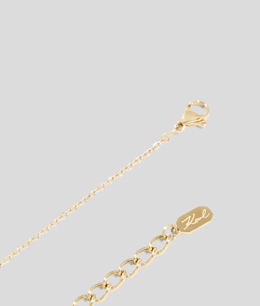 SIGNATURE CRYSTAL CHARM NECKLACE