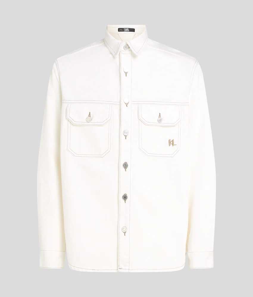 CONTRAST STITCH SHIRT