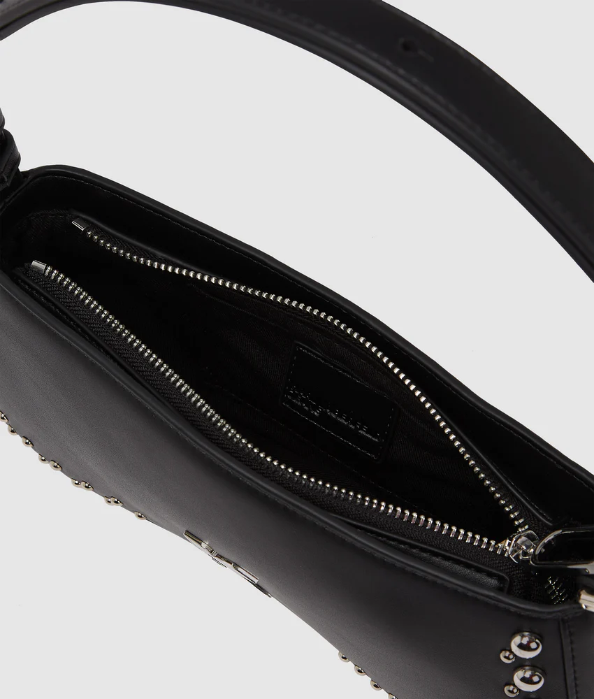 Sunglasses studded shoulder bag