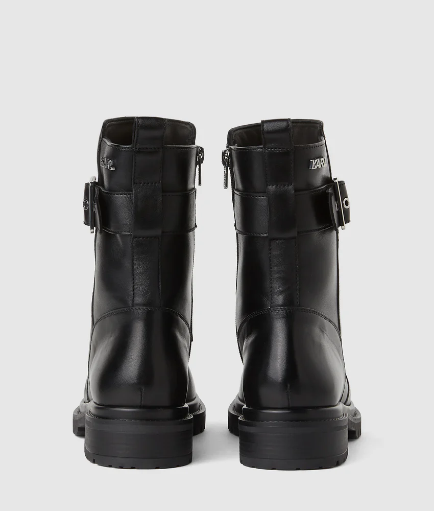 Binky mid-calf buckle boots