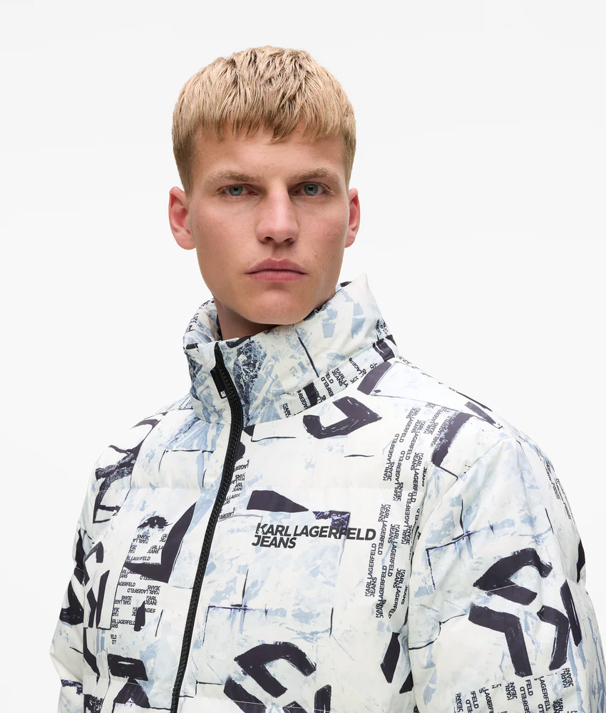 All-over Monogram puffer jacket