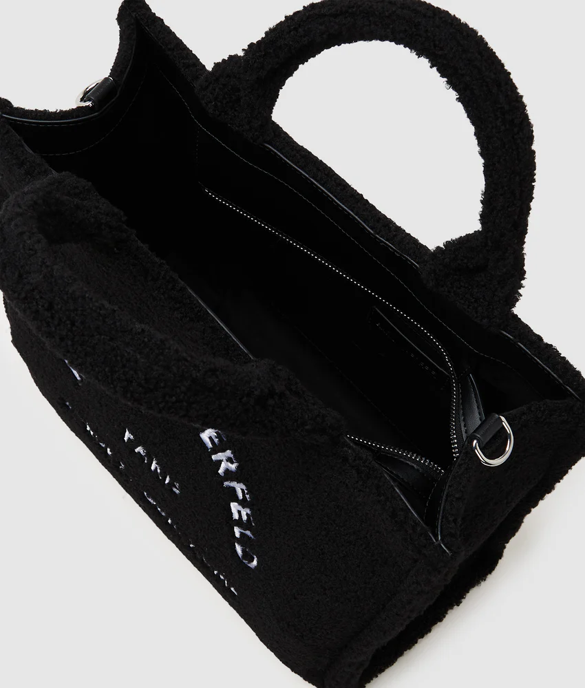 Rue St-Guillaume shearling tote bag