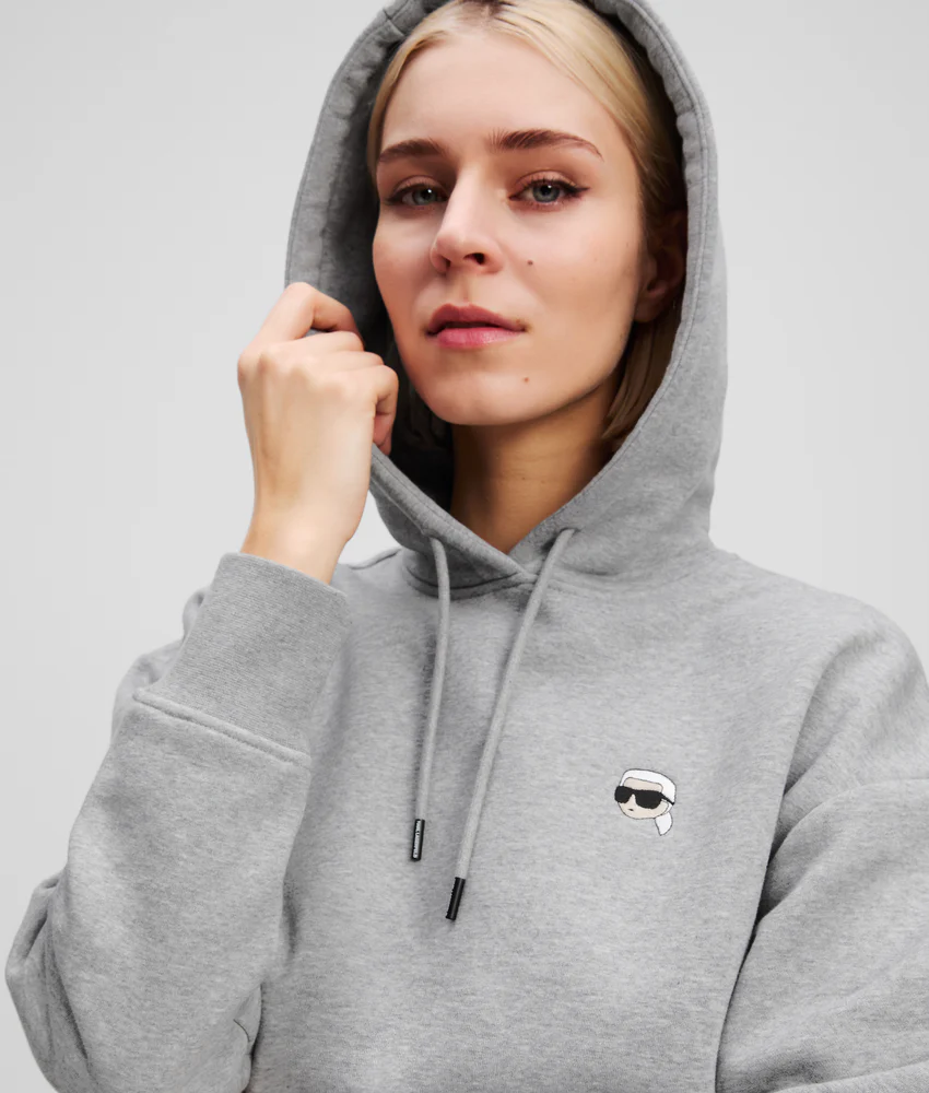 IKON PATCH CROPPED HOODIE