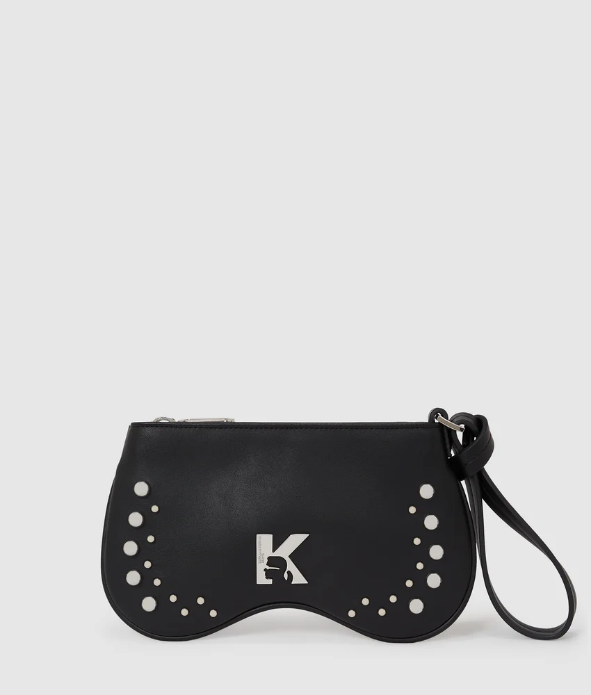 Sunglasses studded phone pouch