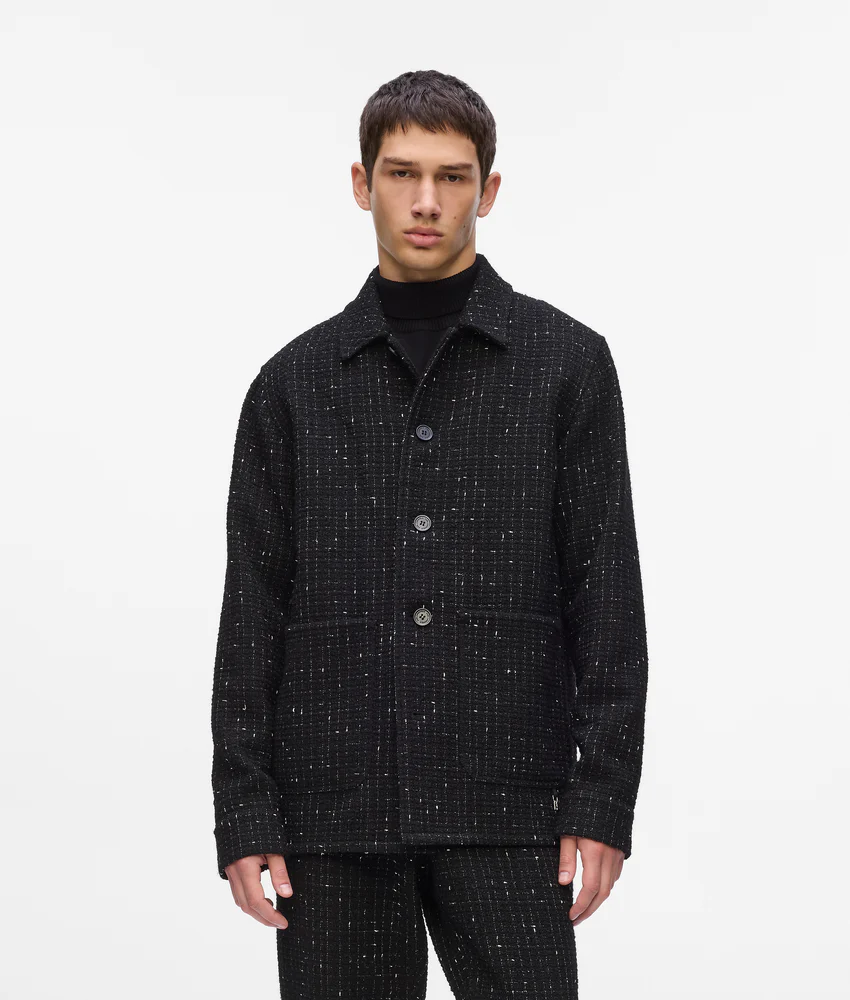 Boucle overshirt