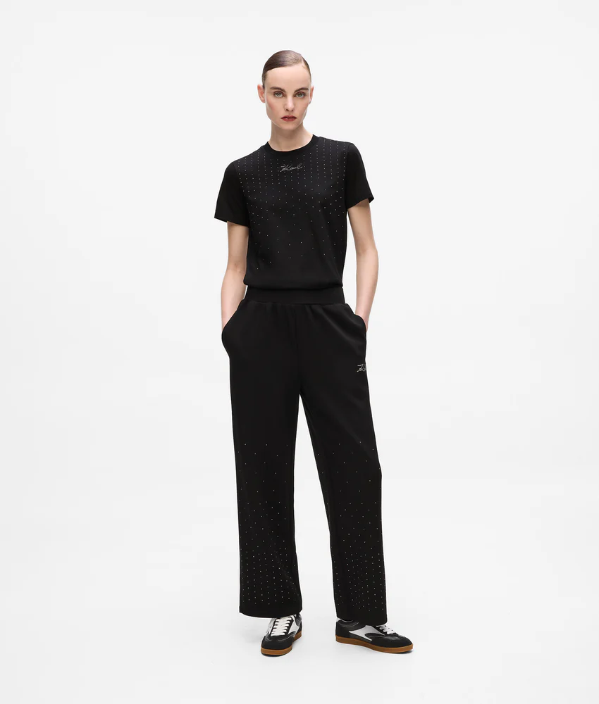 Rhinestone sweatpants