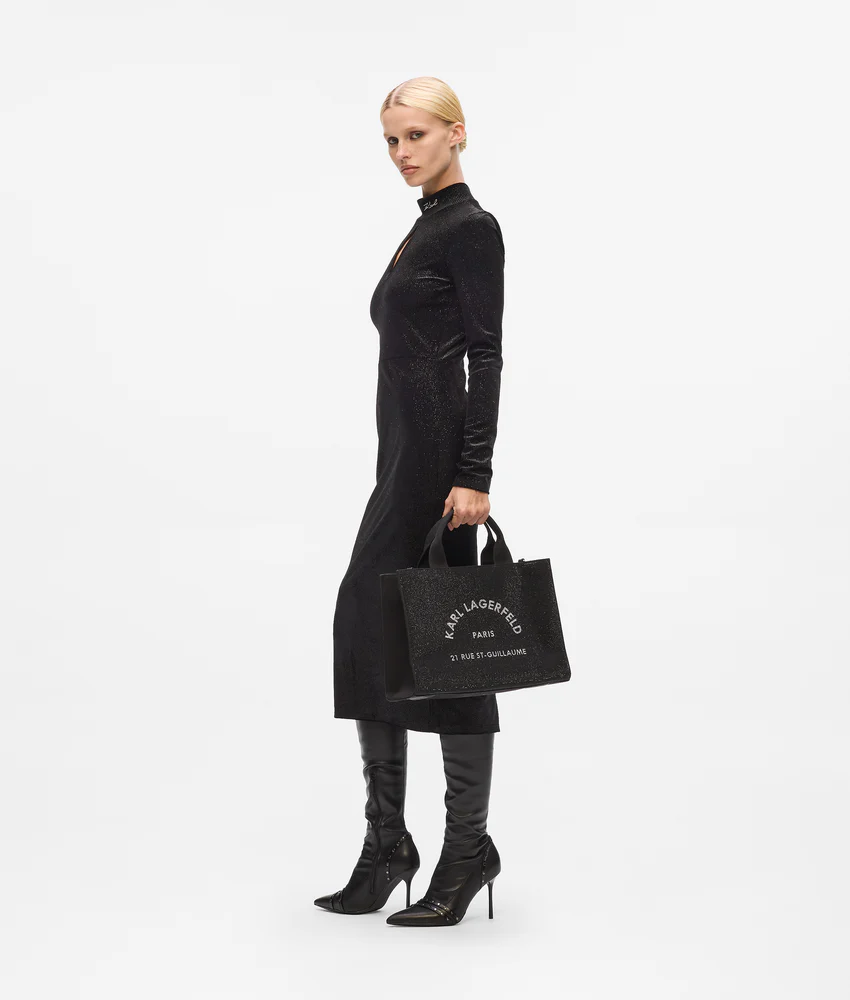 Rue St-Guillaume rhinestone tote bag