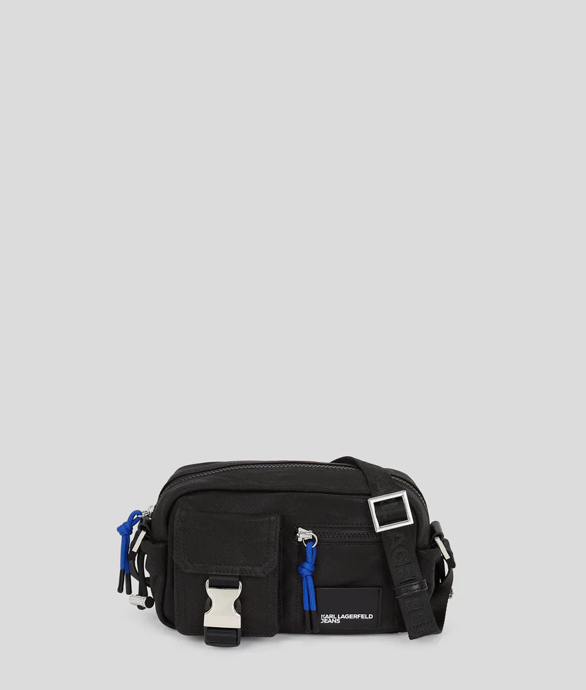 UTILITY COATED DENIM CAMERA BAG