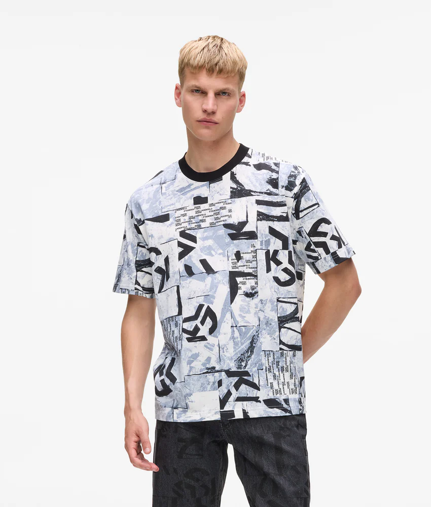 Relaxed all-over monogram T-shirt