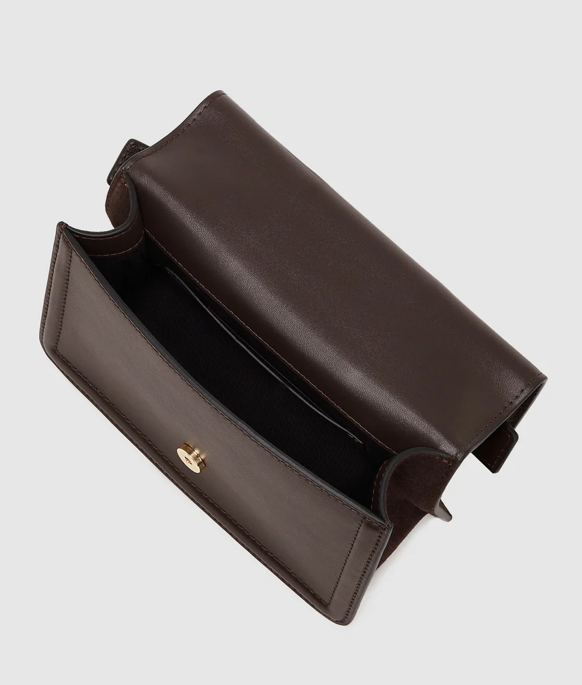 K/Nova small suede crossbody bag