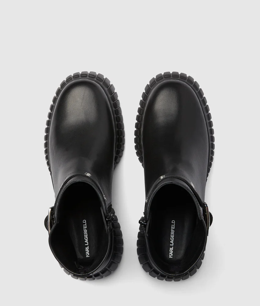 Kreeper mid-calf wedge boots