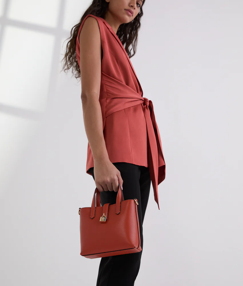 K/AUTOGRAPH PADLOCK MINI TOTE BAG