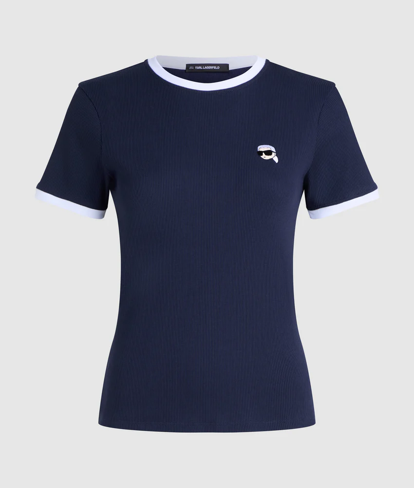 Ikon slim fit rib T-shirt