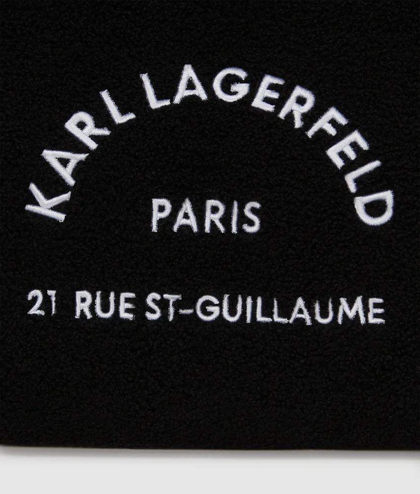 Rue St-Guillaume shearling tote bag