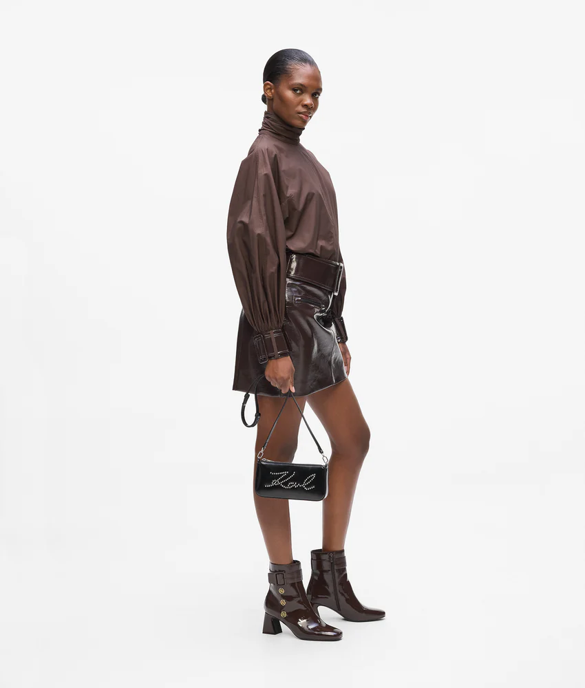 K/Signature studs crossbody pouch