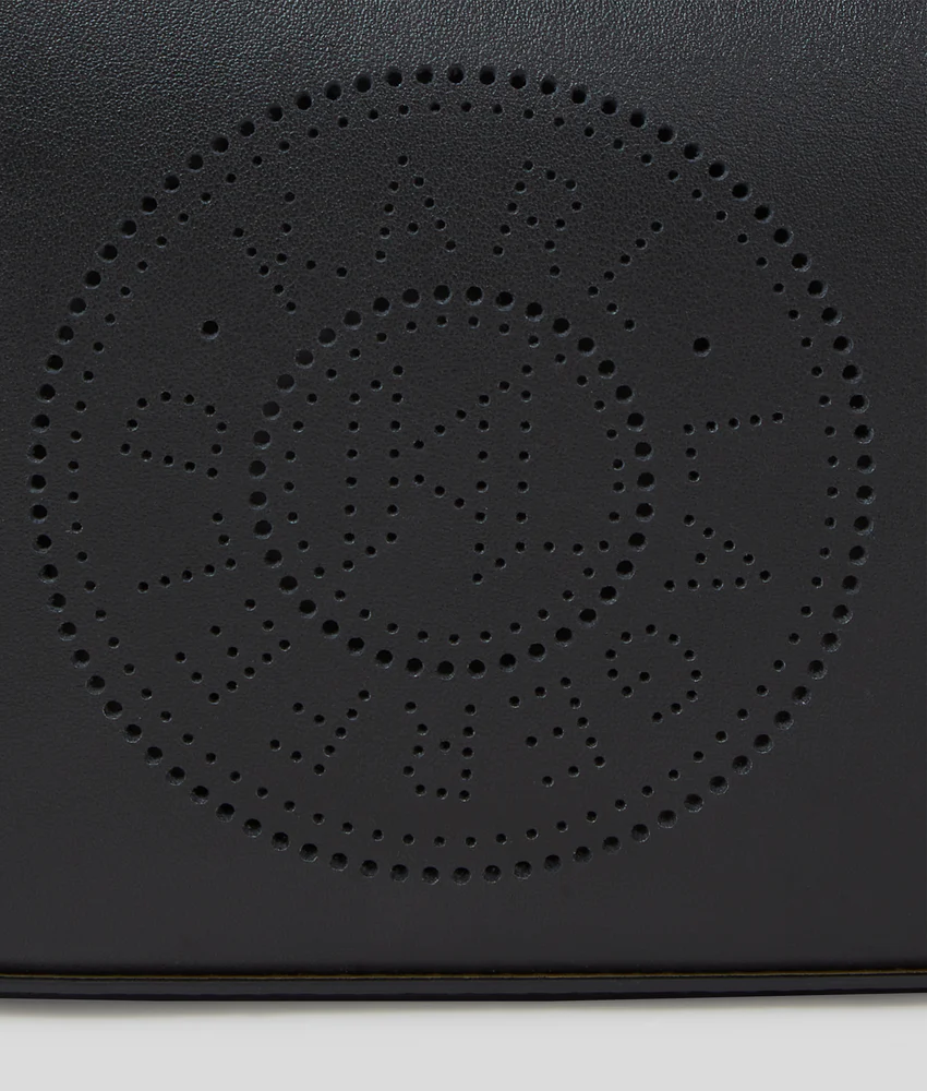 K/CIRCLE PERFORATED CROSSBODY BAG