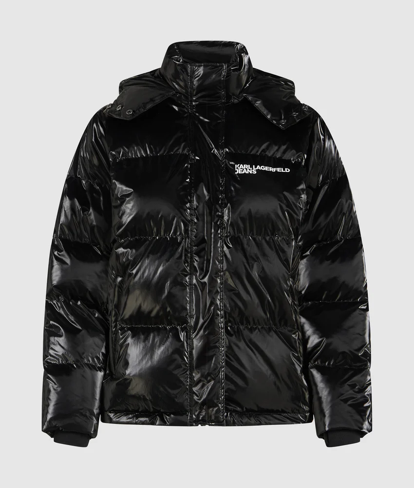 Shiny puffer jacket