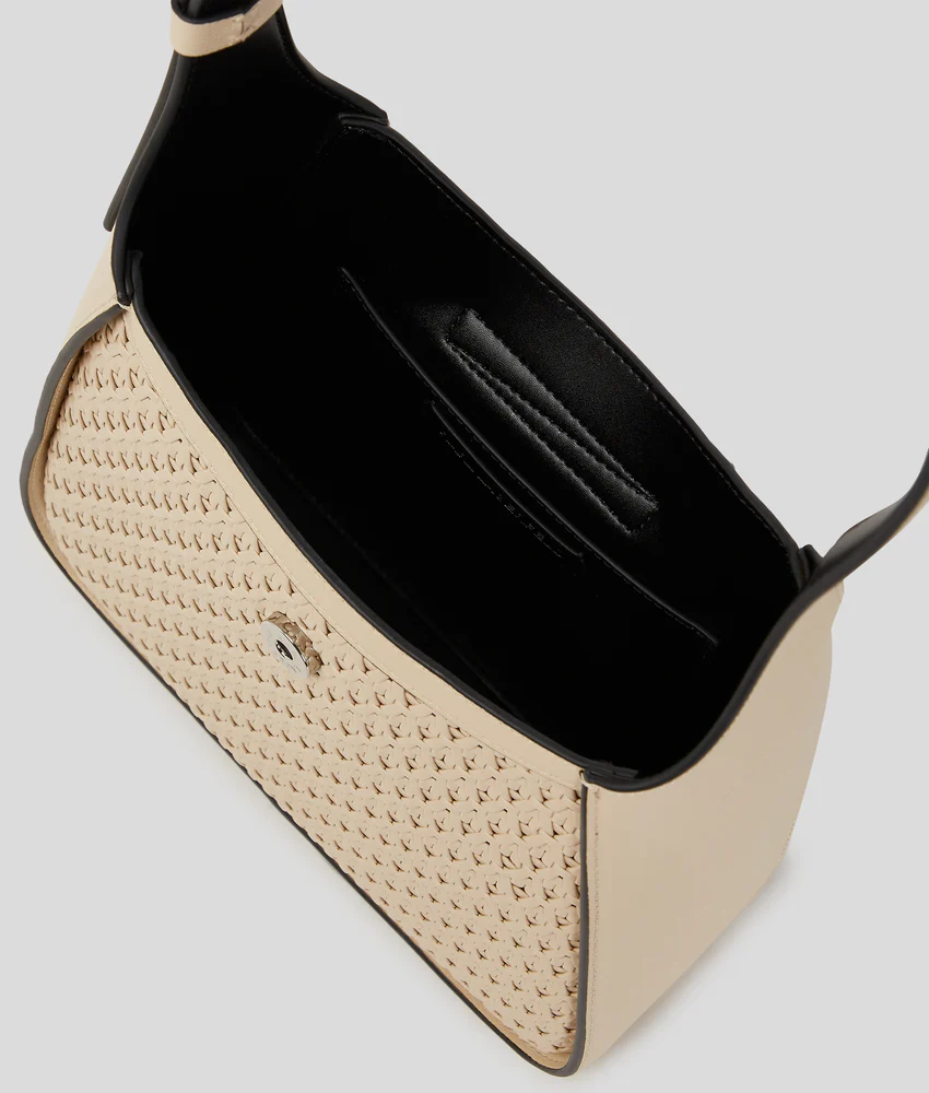 K/SIGNATURE WOVEN HOBO BAG