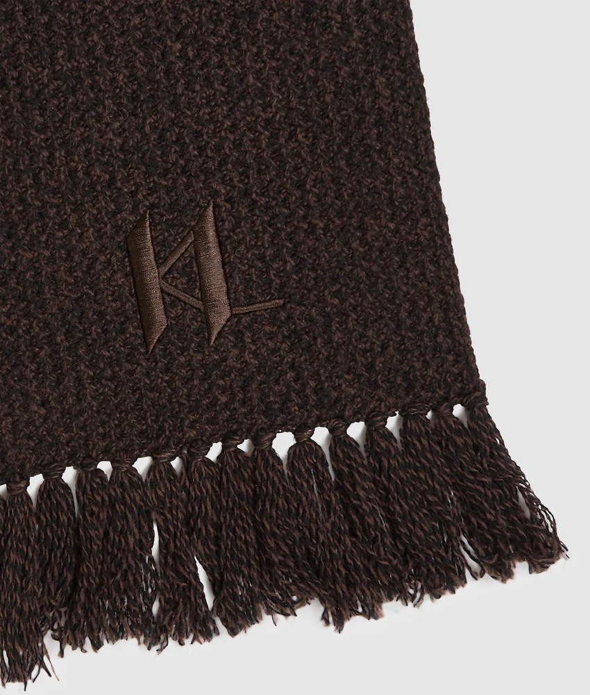K/Monogram scarf