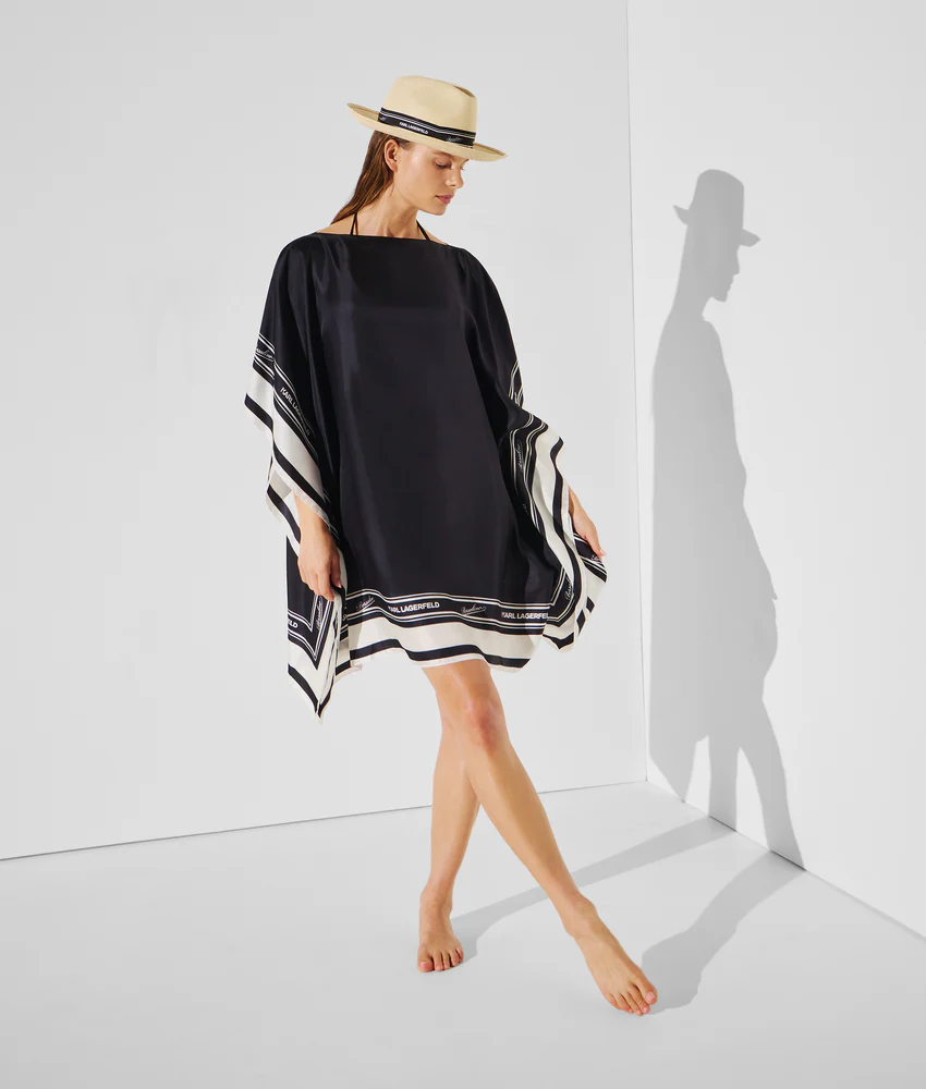 KL X BORSALINO SILK TUNIC