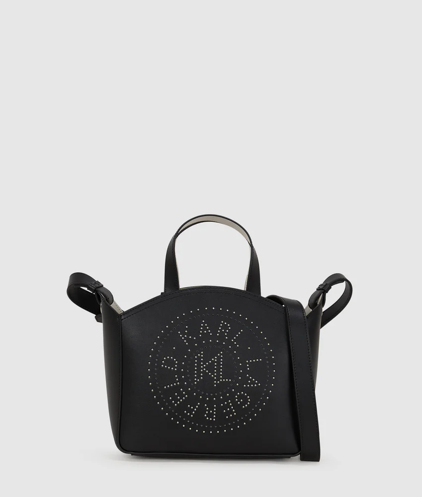 K/Circle small studded tote bag