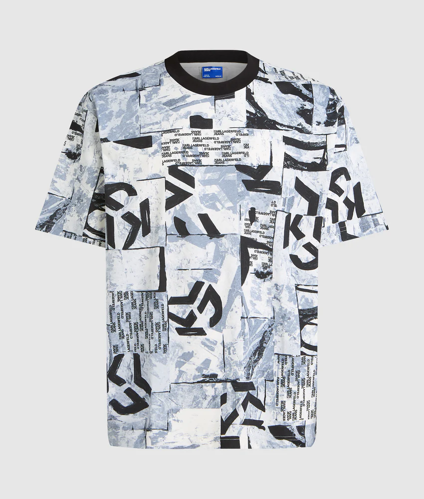 Relaxed all-over monogram T-shirt