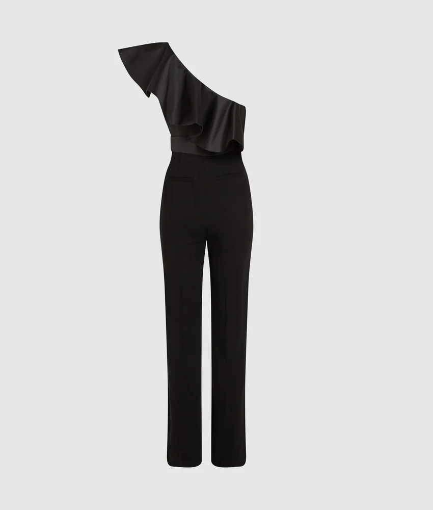 One-shoulder jumpsuit