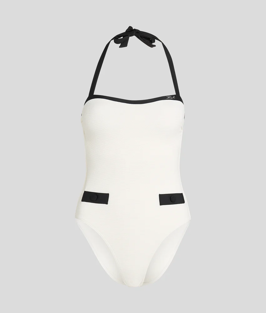 K/SIGNATURE MONOCHROME SWIMSUIT