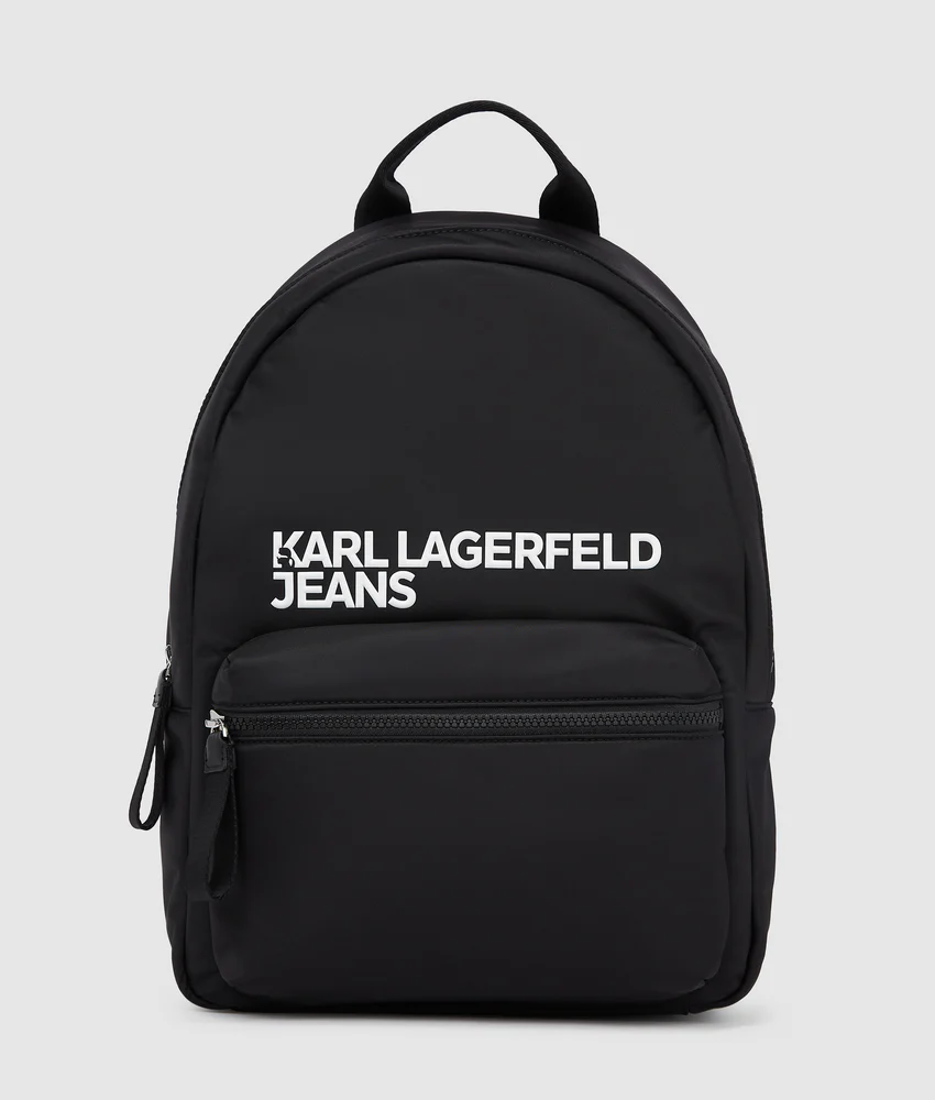 Logo nylon backpack