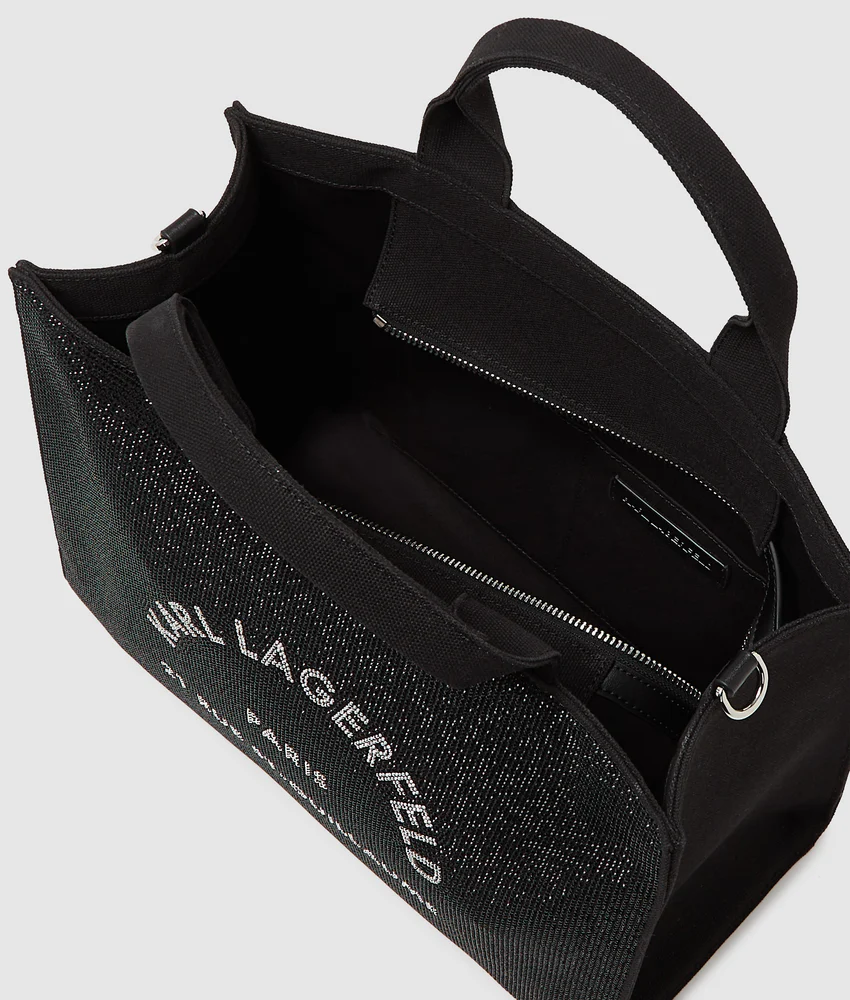 Rue St-Guillaume rhinestone tote bag