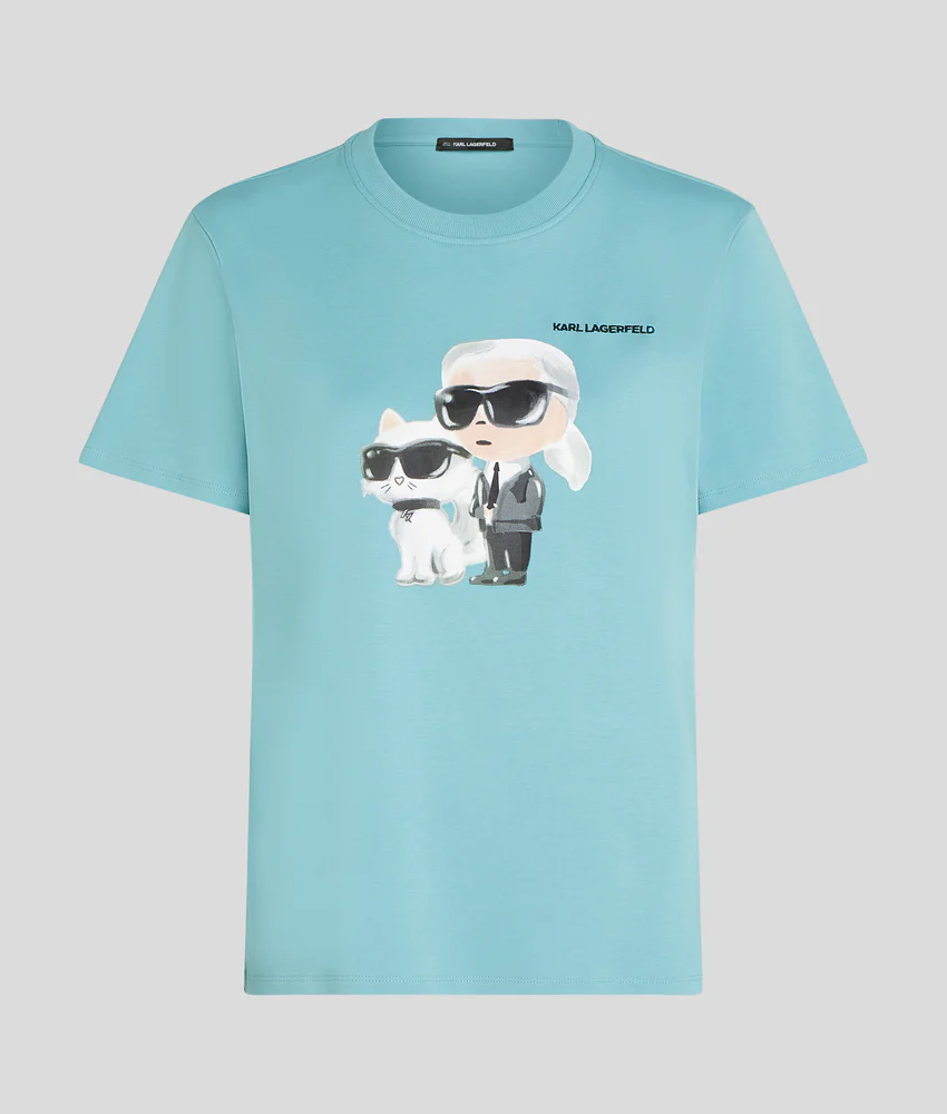 IKON KARL & CHOUPETTE AQUARELLE T-SHIRT