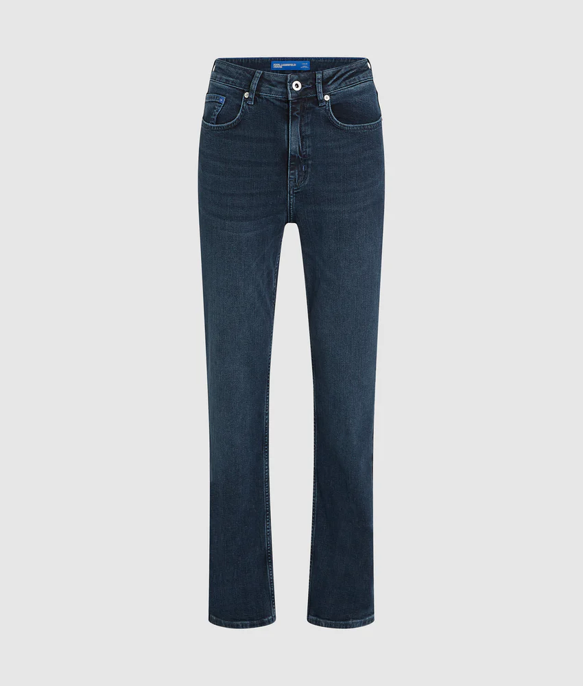 High-rise straight jeans