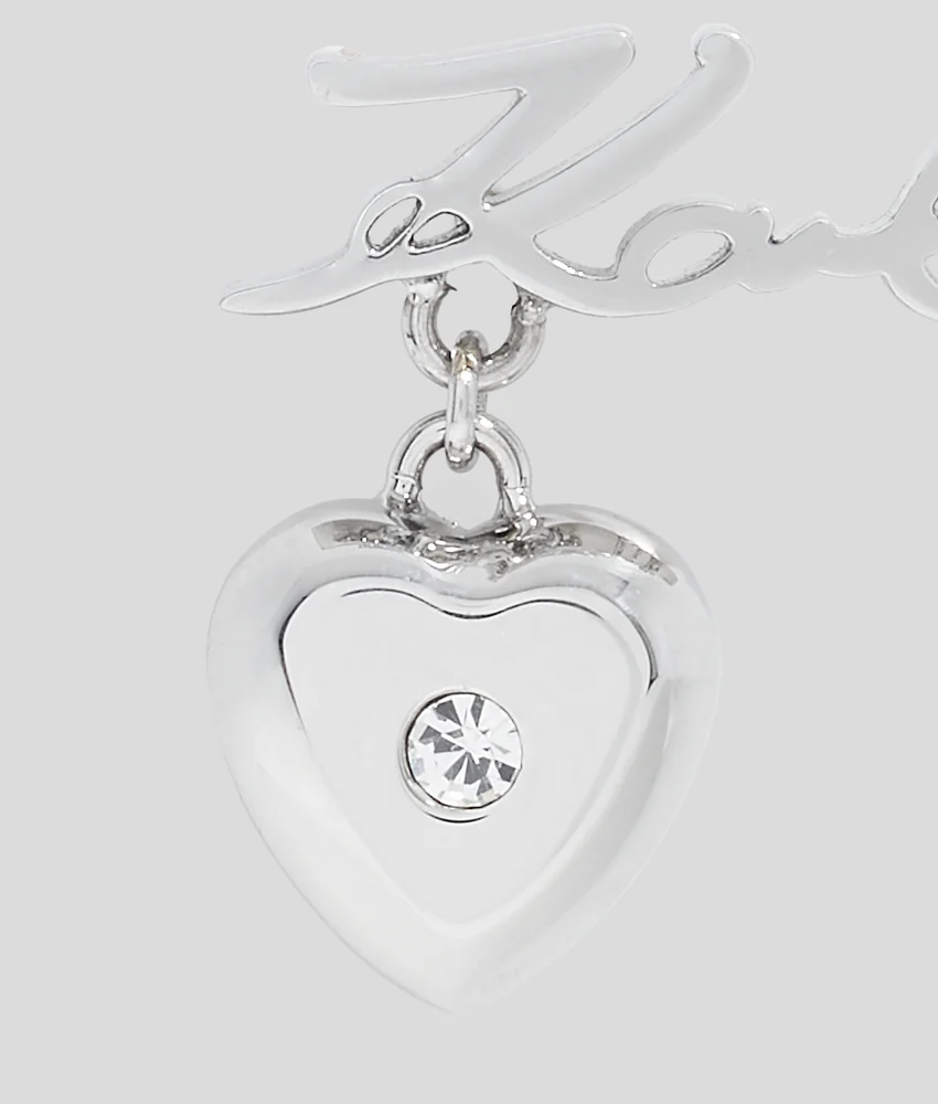 SIGNATURE HEART EARRING