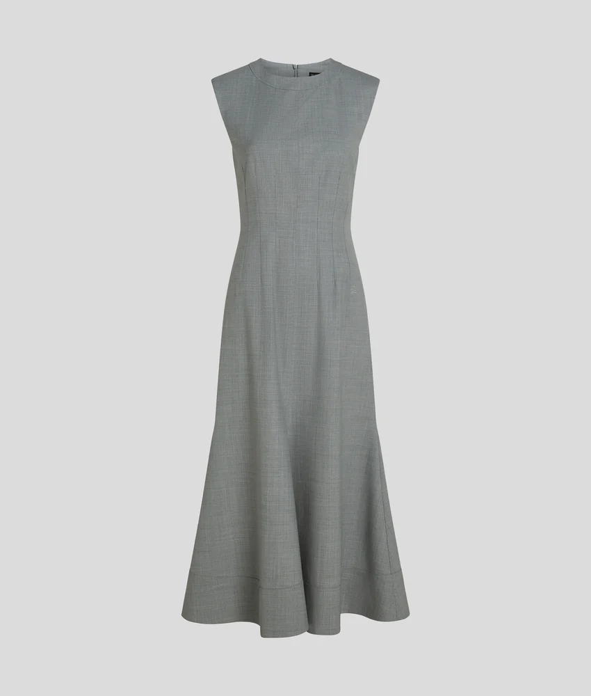 TAILORED WOOL-BLEND DRESS