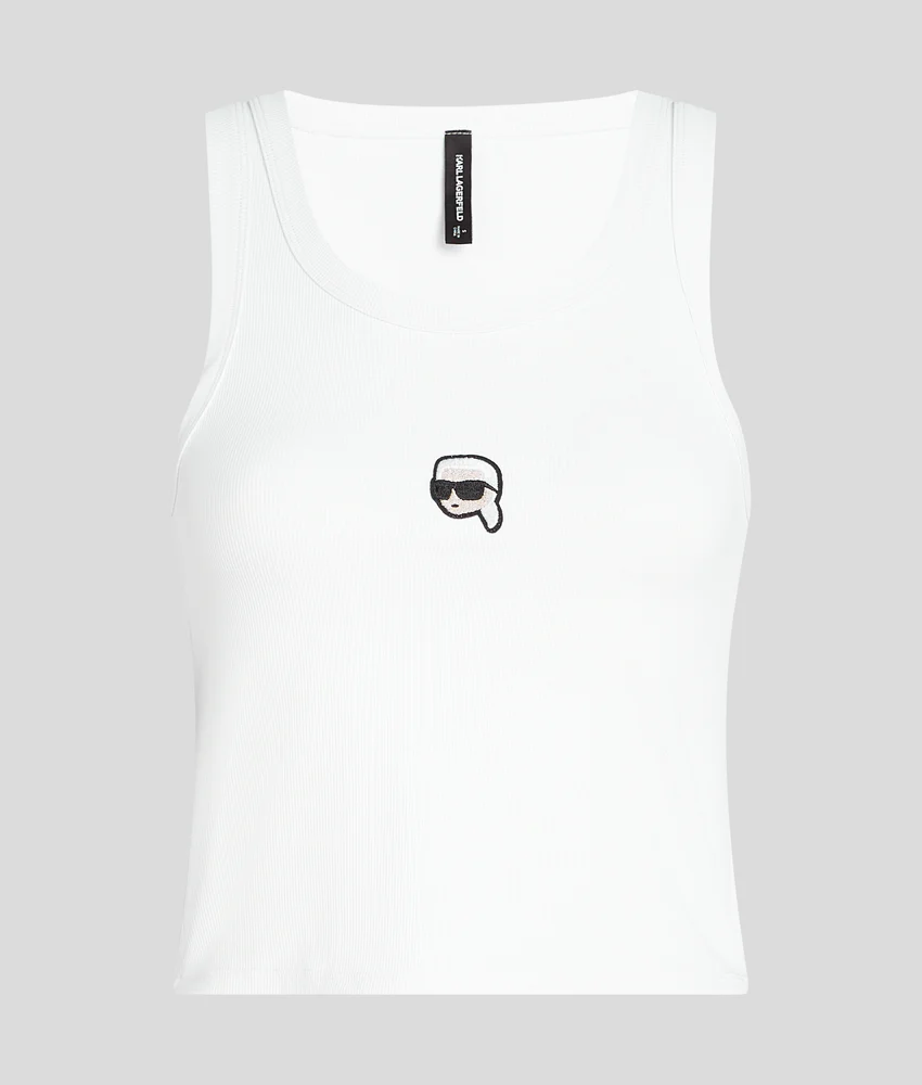 IKON CROPPED PAJAMA TANK TOP