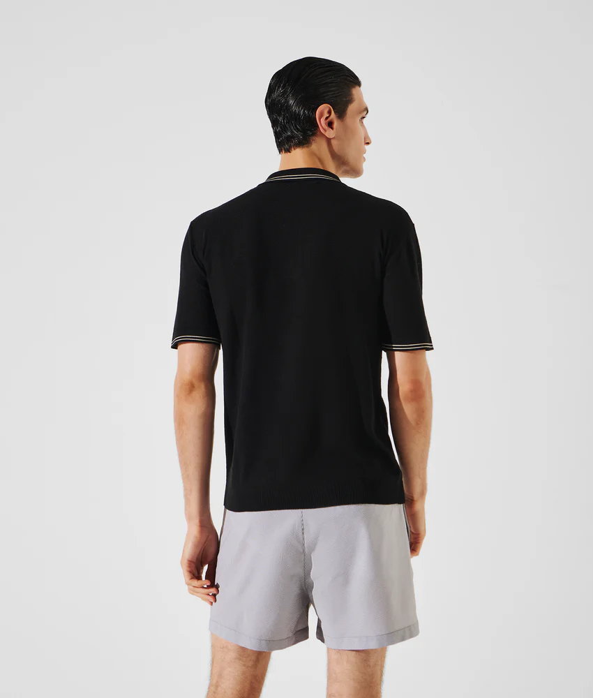KL X BORSALINO KNIT POLO SHIRT