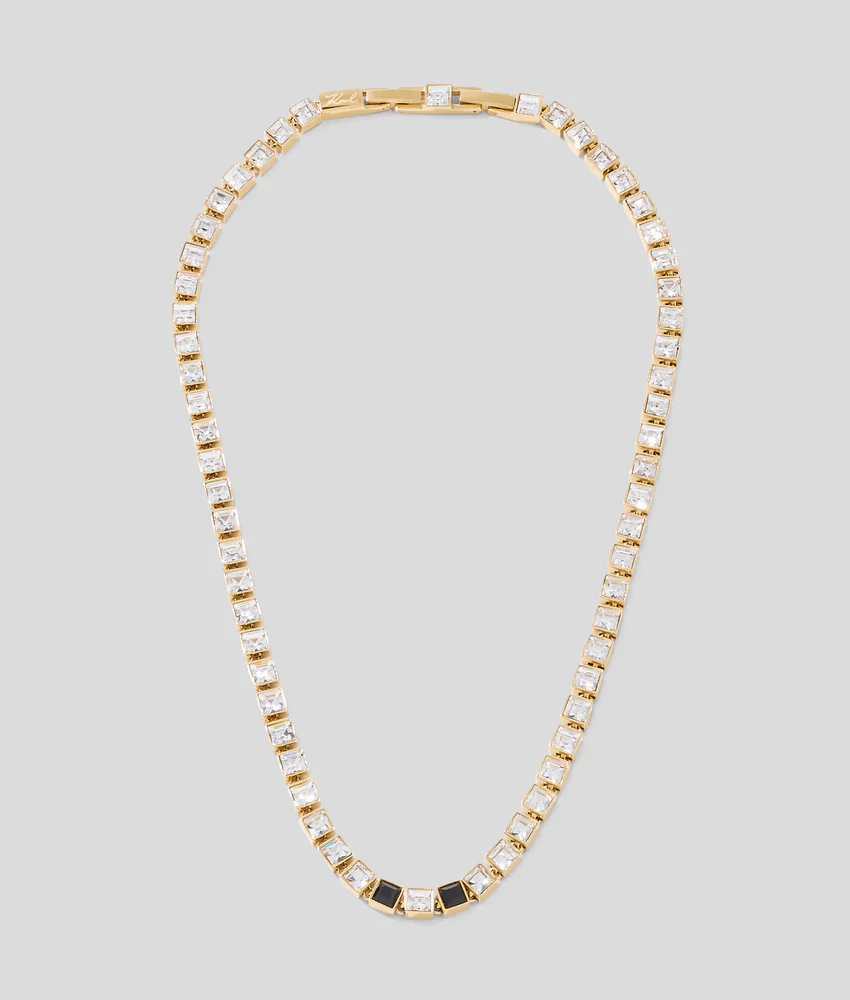 GOLD CRYSTAL NECKLACE