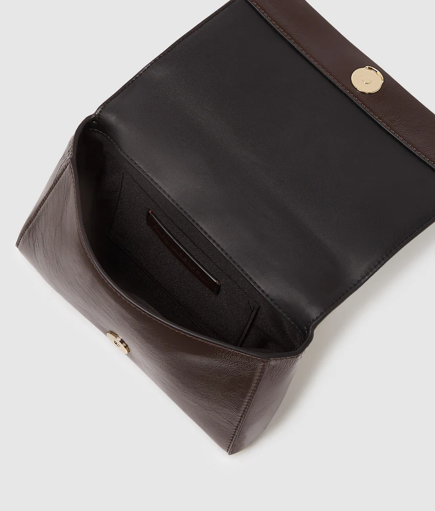 K/Autograph glossy crossbody bag