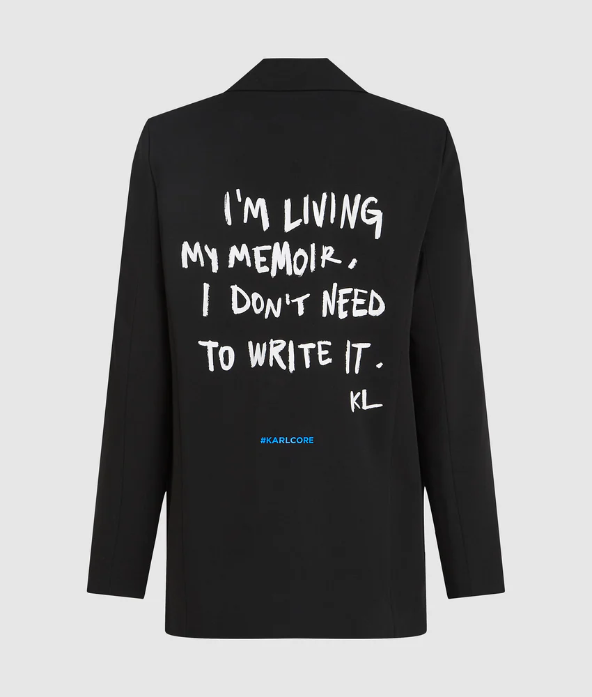 Karl quote blazer