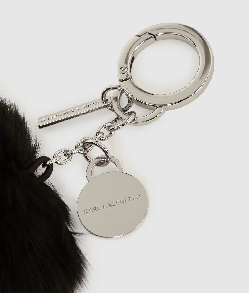 Faux-fur keychain