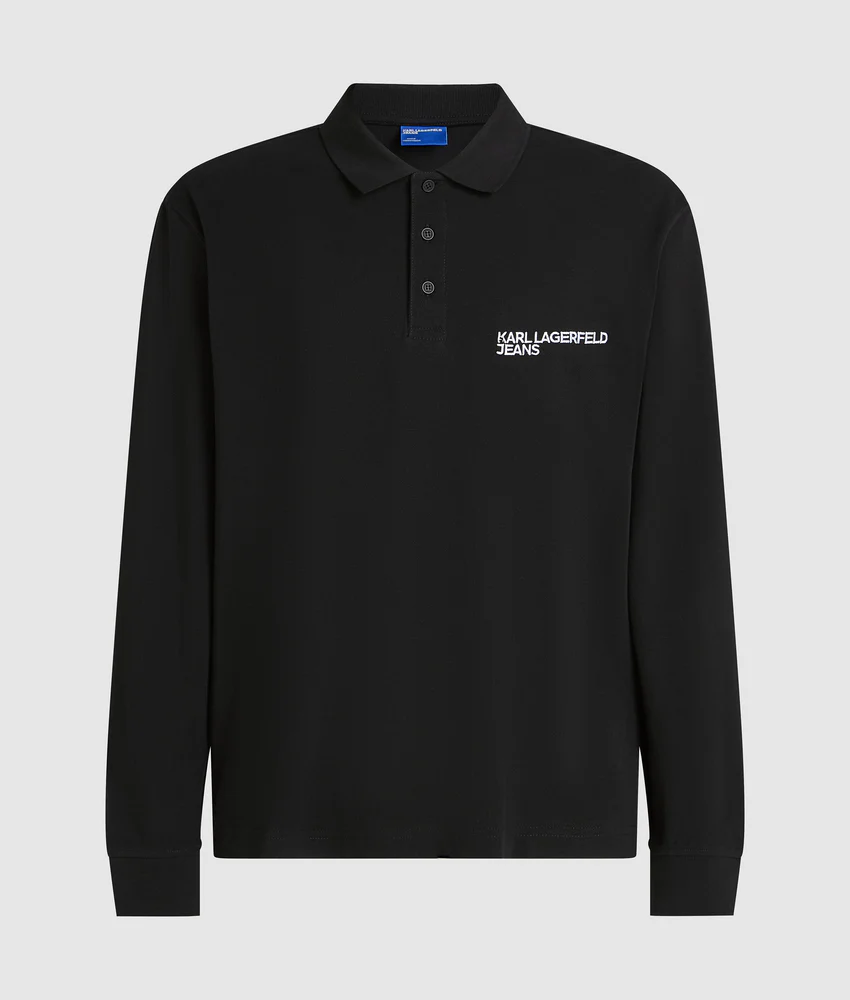 Long-sleeved polo shirt