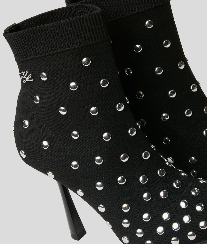 PANDARA KNITTED STUDDED BOOTS