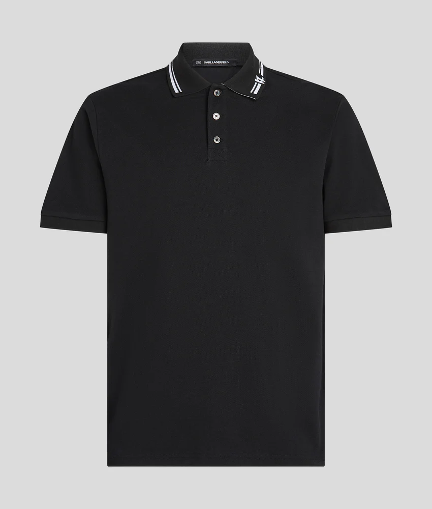 CONTRAST PIPING POLO SHIRT