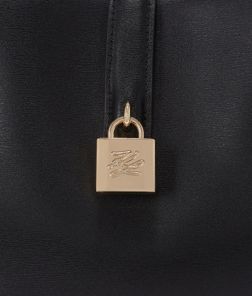 K/AUTOGRAPH PADLOCK MEDIUM TOTE BAG