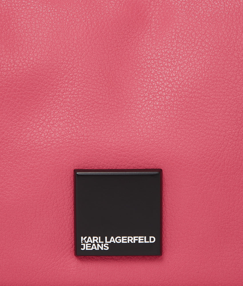 KLJ BOX LOGO SOFT MINI HOBO BAG