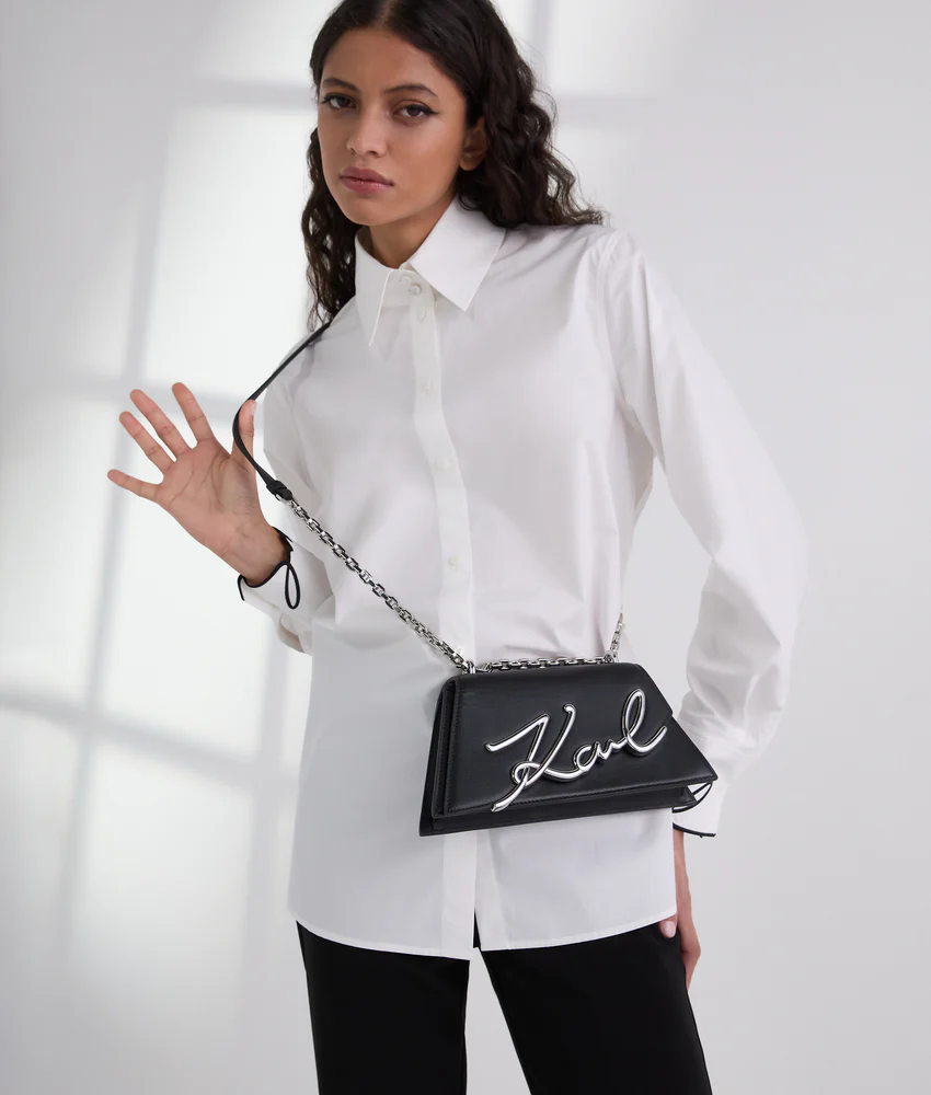 K/SIGNATURE SHOULDER BAG