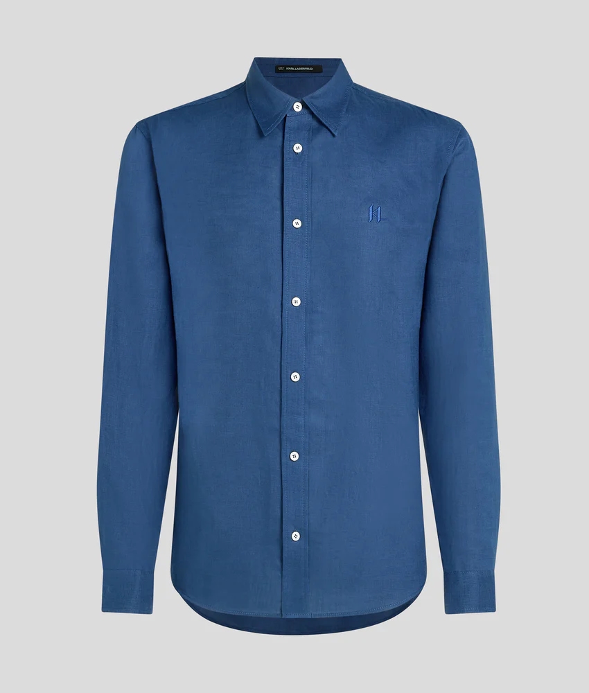 MONOGRAM LINEN SHIRT